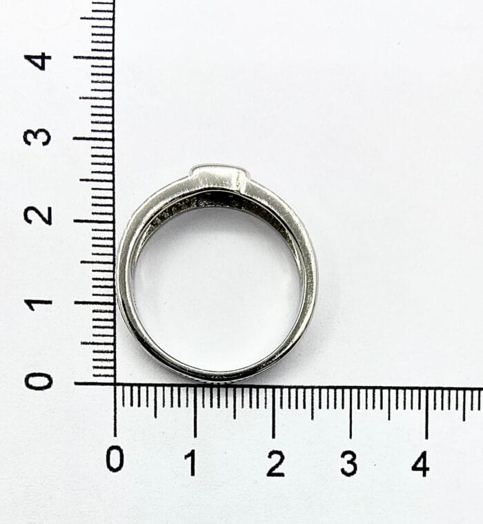 Black Zircon Ring With Micro Zircon Stone Ring