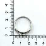 Stunning New Silver Ring With Zircons For Him