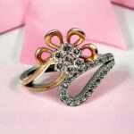 rose gold finished new design ring