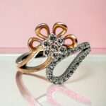 rose gold finished new design ring