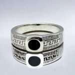 Black Zircon Ring With Micro Zircon Stone Ring