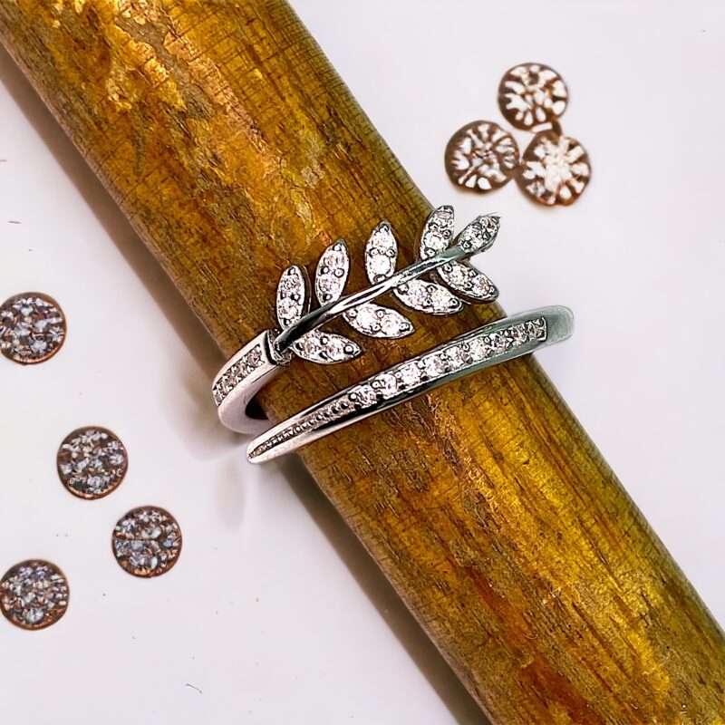 SILVERLILY LEAD DESIGN RING