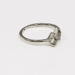 Double Square Diamond Ring - SILVERLILY RING