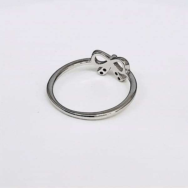 Promise Ring With AAA Standard Zirconia Stones - SILVERLILY RING