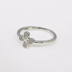 Silver Petal Ring - silverlily ring
