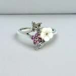 GLOWING FLOWER 92.5 STERLING SILVER RING