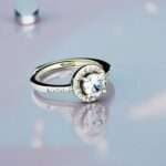 Silver Diamond Ring - silverlily ring