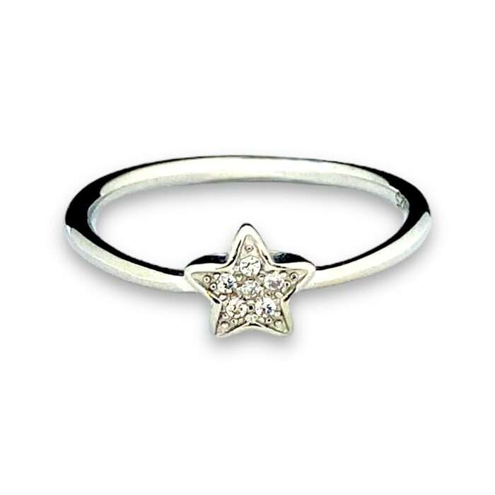 SILVER STAR RING