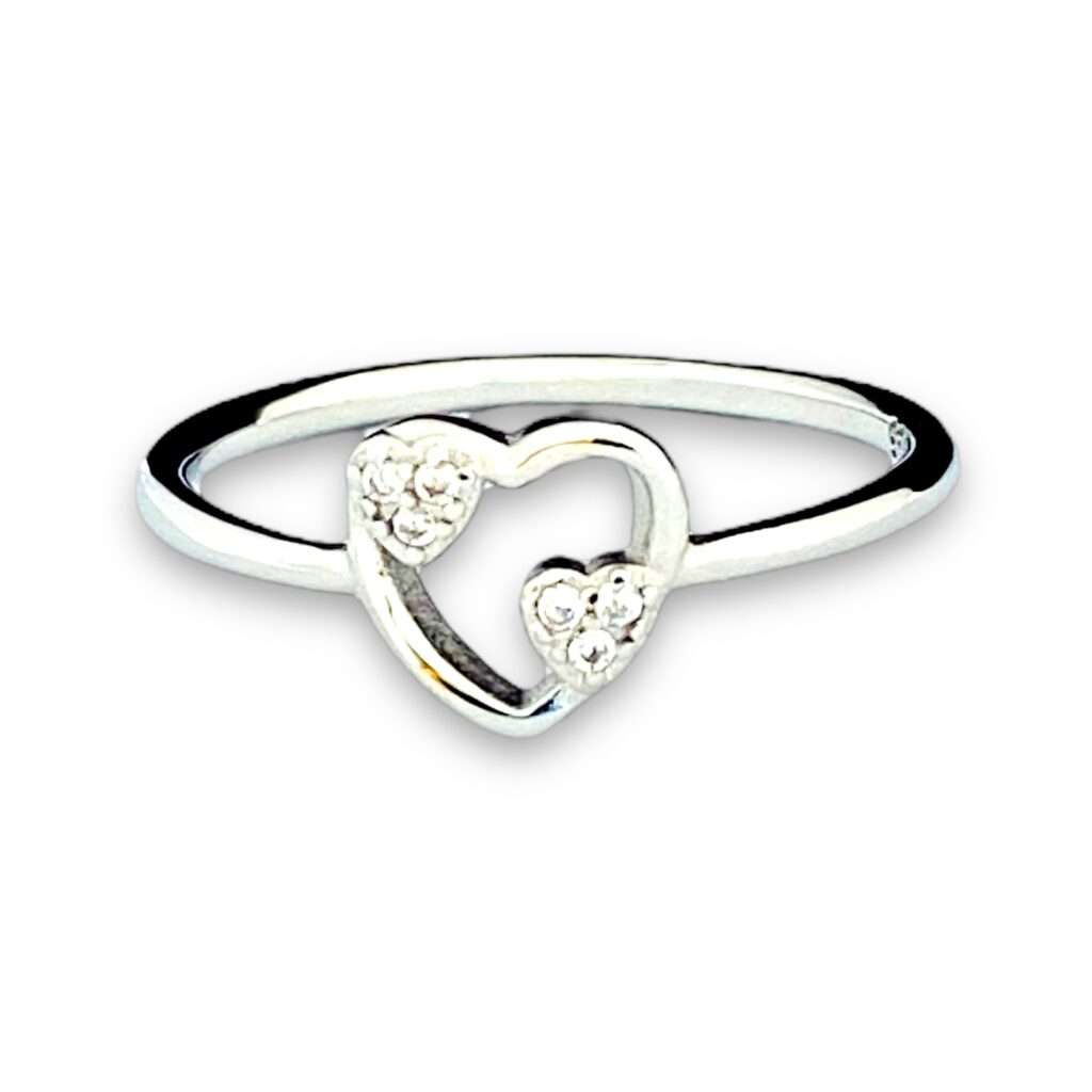 Heart With AAA Standard Zirconia Stones