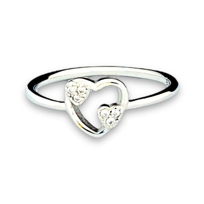 Heart With AAA Standard Zirconia Stones