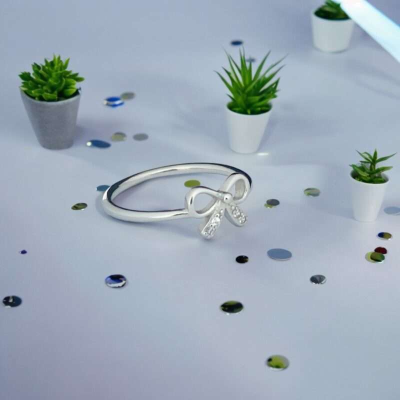 Promise Ring With AAA Standard Zirconia Stones - silverlily ring