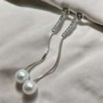Fresh Water Pearl Earring With Diamond