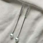 Fresh Water Pearl Earring With Diamond