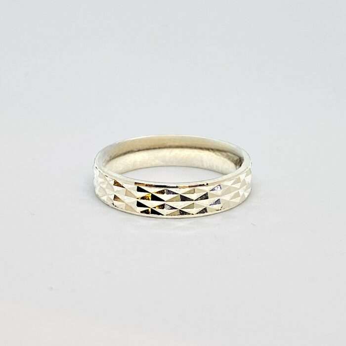 92.5 STERLING SILVER SHINY BAND RING
