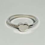 HEART RING WITH DIAMOND
