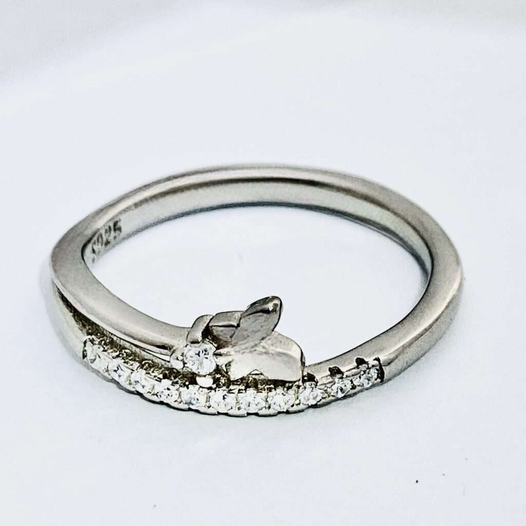 Butterfly 92.5 sterling silver ring