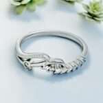 Melody of Love 92.5 Sterling Silver Diamond Ring