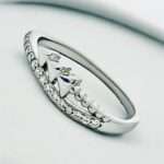 Silver Lining 92.5 Sterling Silver Diamond Ring
