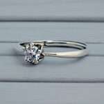 solitaire adjustable 92.5 sterling silver ring