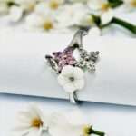 GLOWING FLOWER 92.5 STERLING SILVER RING