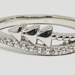 Silver Lining 92.5 Sterling Silver Diamond Ring