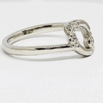 Sterling Silver 92.5 Diamond Ring