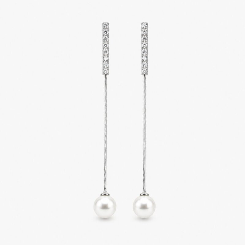 Silverlily Pearl Drop Earrings