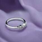 Silver Ring with Minimalist Appeal-Silverlily Ring