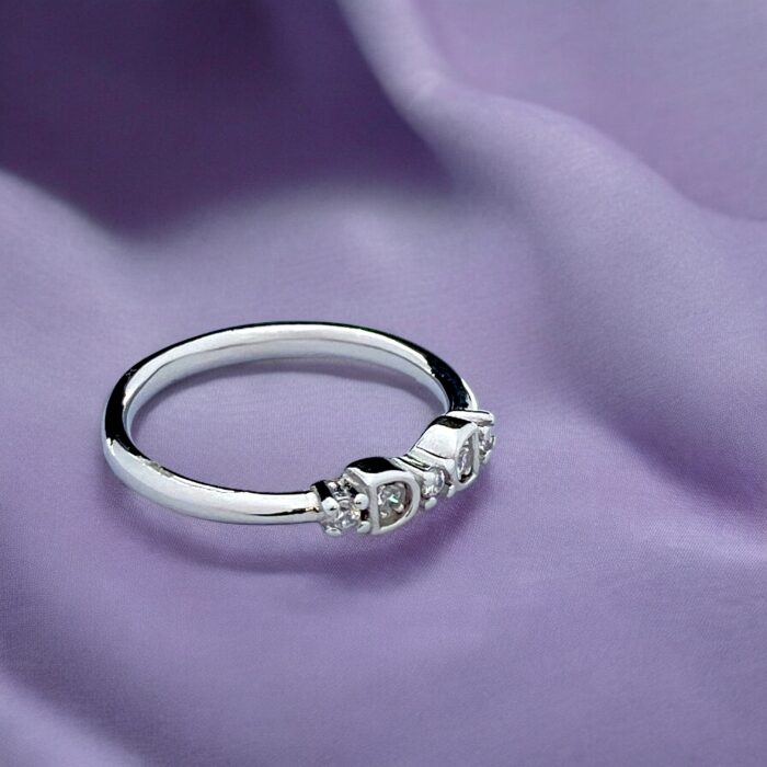 Silver Ring with Minimalist Appeal-Silverlily Ring