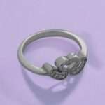 Silver lily Ring