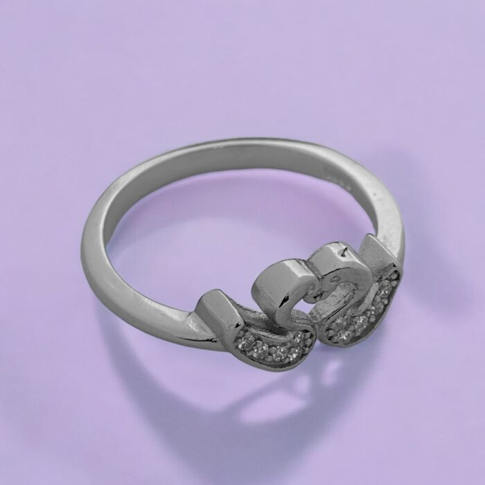 Silver lily Ring