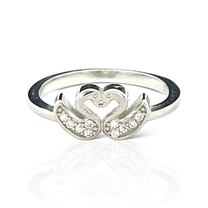 Silver lily Ring
