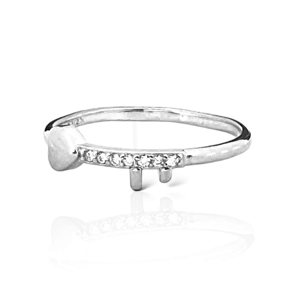 Silver lily Ring