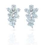 Diamond Earring with AAA Standard Cubic Zircon Diamond - SILVERLILY EARRING