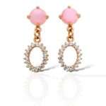 Rose Gold Polished Small Earring Tops - SILVERLILY EARRING