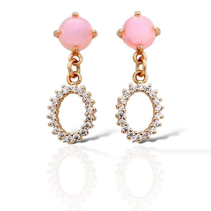 Rose Gold Polished Small Earring Tops - SILVERLILY EARRING