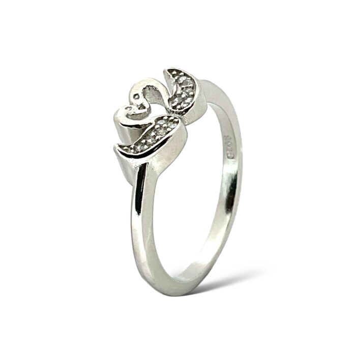 Silver lily Ring