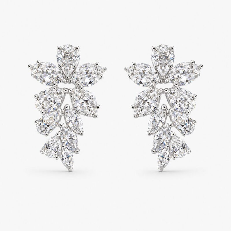 Diamond Earring with AAA Standard Cubic Zircon Diamond