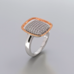 Luxury Fancy Rings With Rose Gold Polish | SILVERLILY