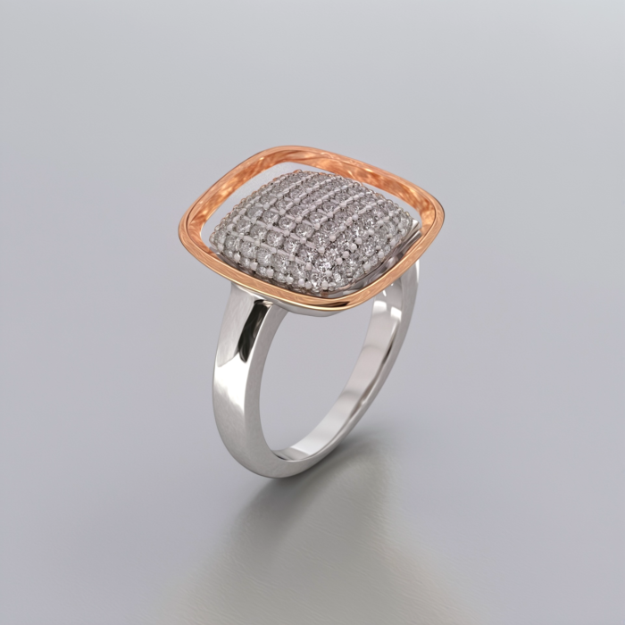 Luxury Fancy Rings With Rose Gold Polish | SILVERLILY
