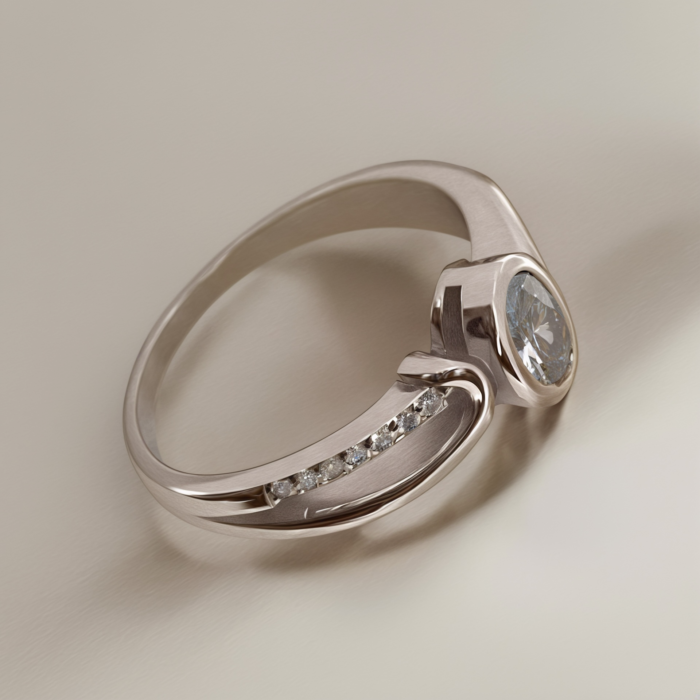 Graceful Elegance Silver Ring | SILVERLILY