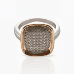 Luxury Fancy Rings With Rose Gold Polish | SILVERLILY