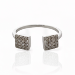 Double Bar Open Ring | SILVERLILY
