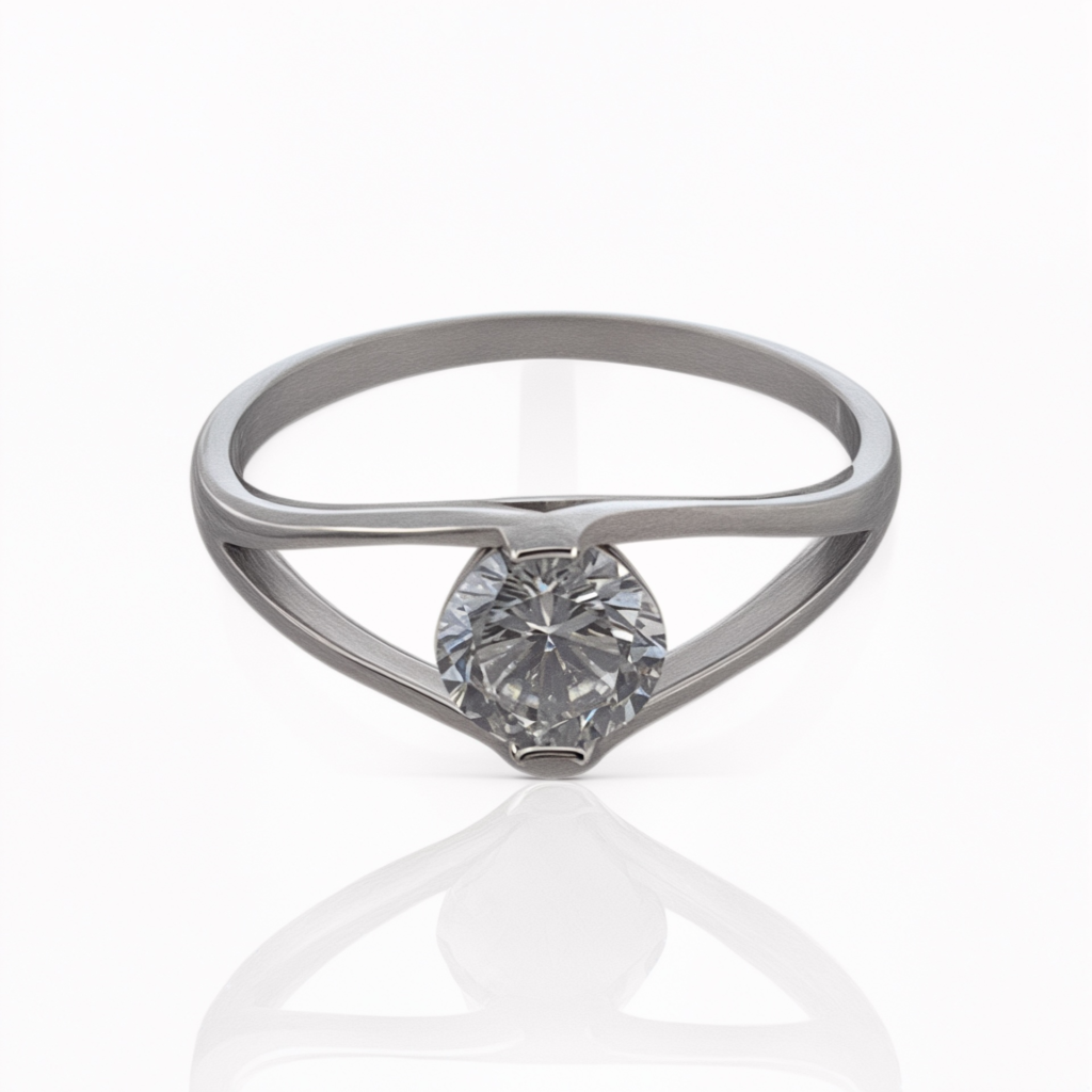 Single Solitaire Stone Ring | SILVERLILY