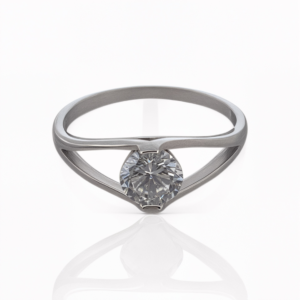 Single Solitaire Stone Ring | SILVERLILY