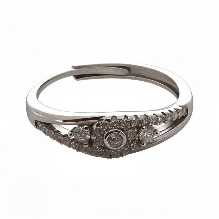 Sterling Silver Ring With Zircon | SILVERLILY