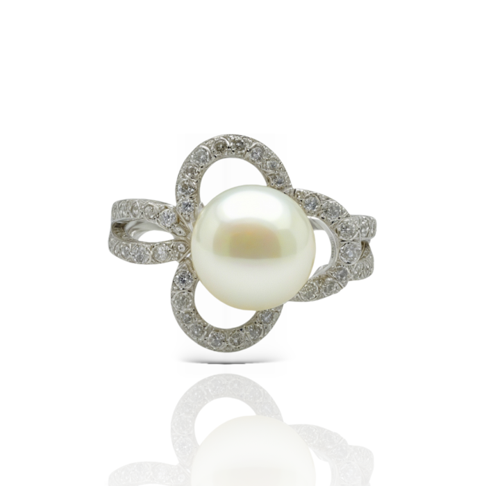Fancy Big Pearl Ring | SILVERLILY