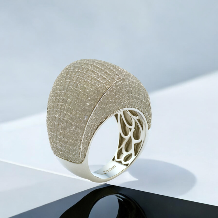 Vintage Cocktail 92.5 Sterling Silver Ring | SILVERLILY