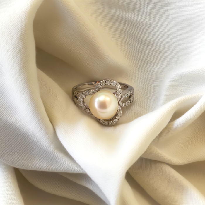 Fancy Big Pearl Ring | SILVERLILY