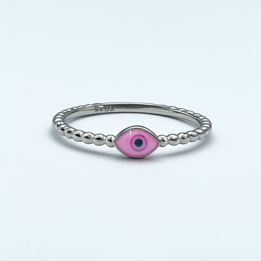 Evil Eye Silver Ring | SILVERLILY